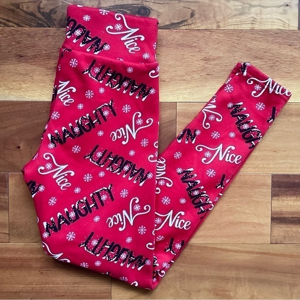 No Boundaries Christmas Naughty/ Nice Pants